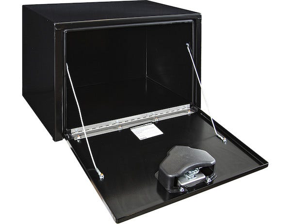 Buyers Products - 1702300 Black Steel Underbody Truck Box W/ T-Handle Latch
