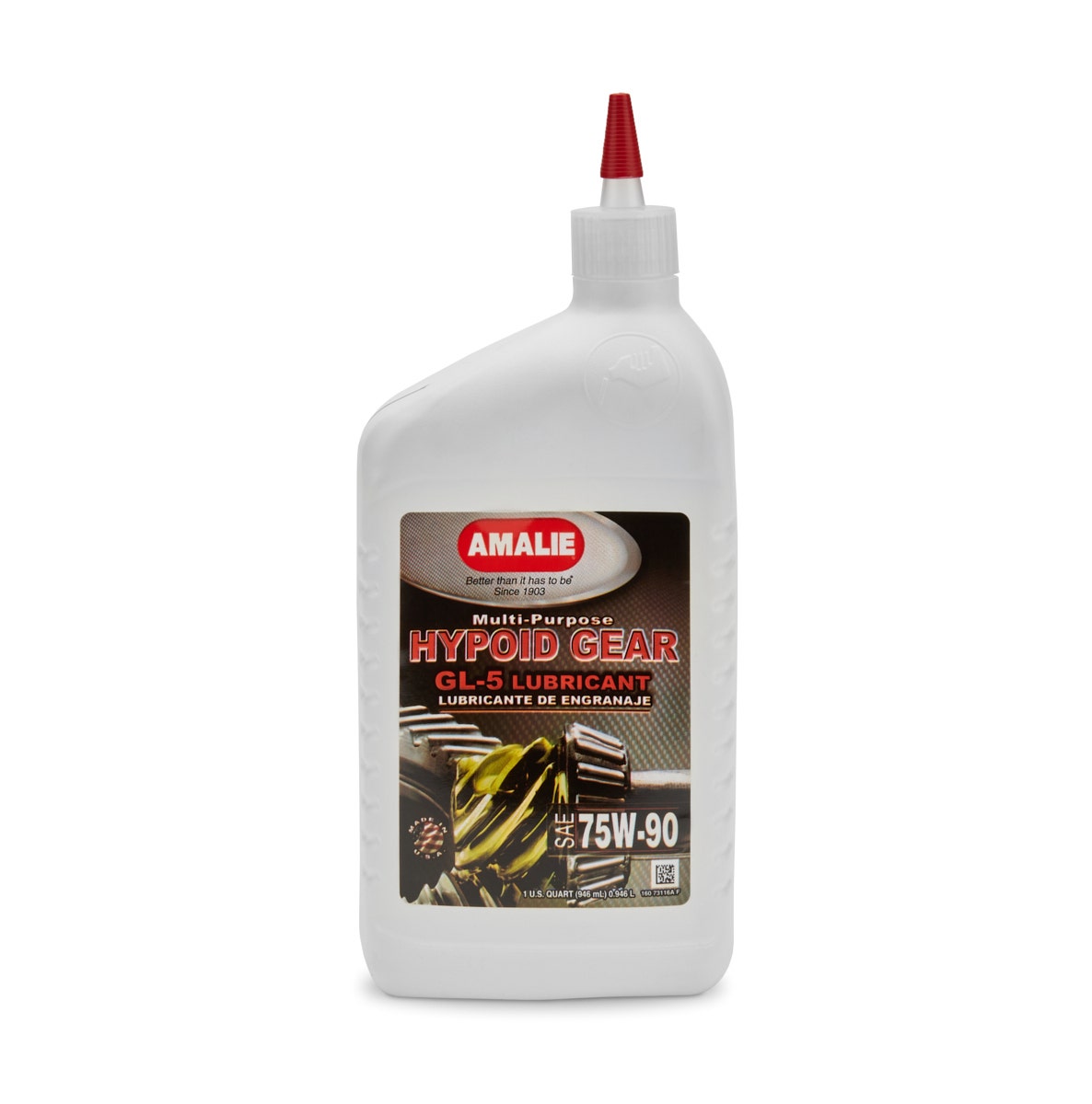Amalie (73116-56 Api Gl-5 Certified 75W-90 Hypoid Multi Purpose Gear Oil - 1