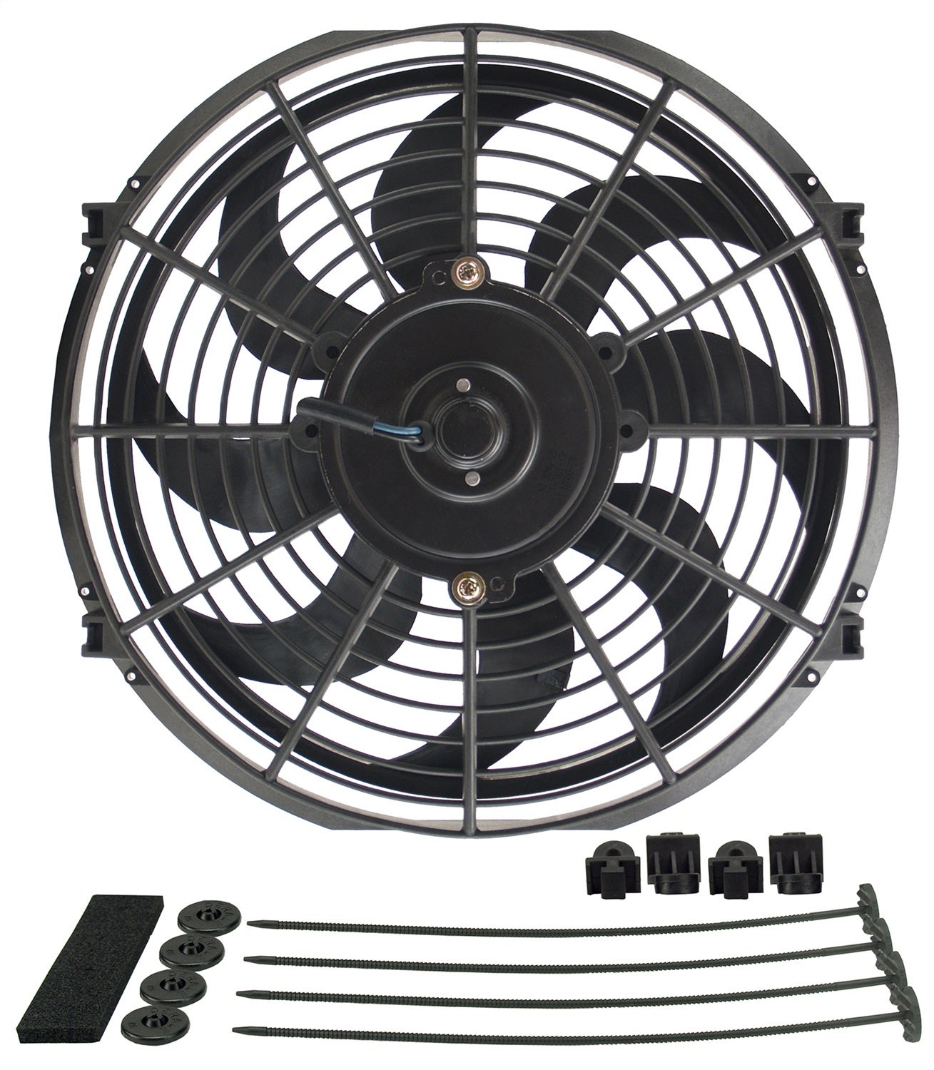 Derale 18912 Dyno-Cool Curved Blade Electric Fan   Dyno-Cool Curved Blade