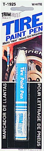 Trimbrite T1925 White Tire Pencil   Tire Marker Tire Pen; Color - White,