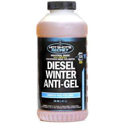 Hot Shot's Secret Diesel Winter Anti-Gel 16 Ounce Round Bottle, Amber (P403316z)