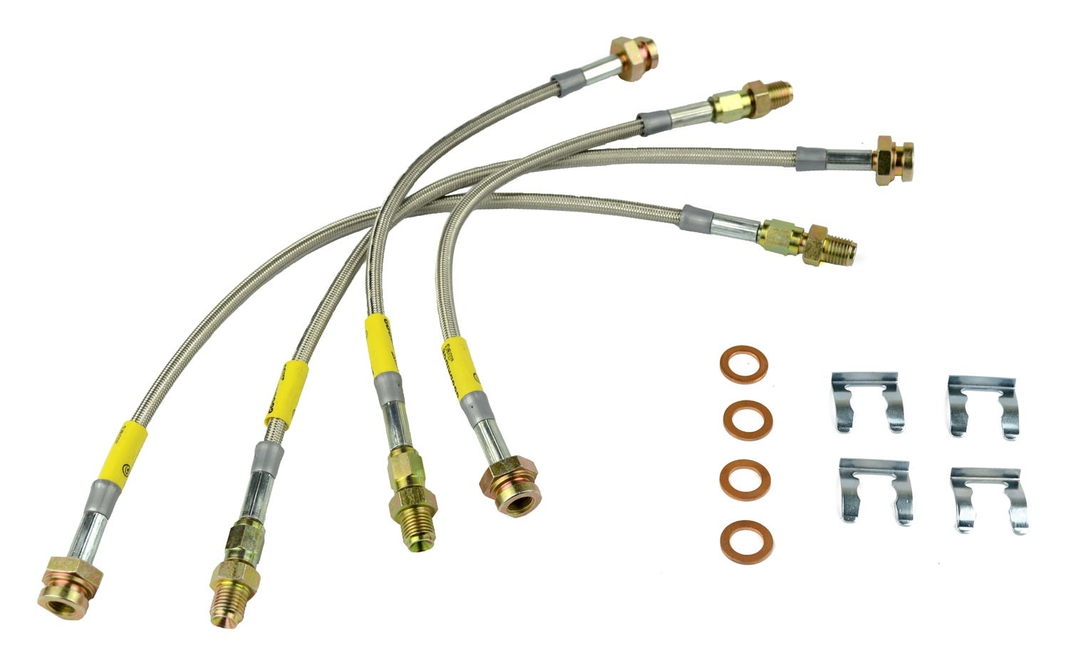 Goodridge Usa 12201 G-Stop Ss Braided Brake Line Kit Fits 63-82 Corvette  Usa