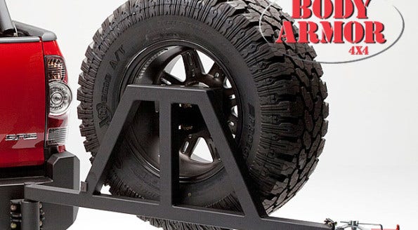 Body Armor Tc-5293 Tire/Can Swing Arm Carrier Fits 05-15 Tacoma   Tire/Can Swing
