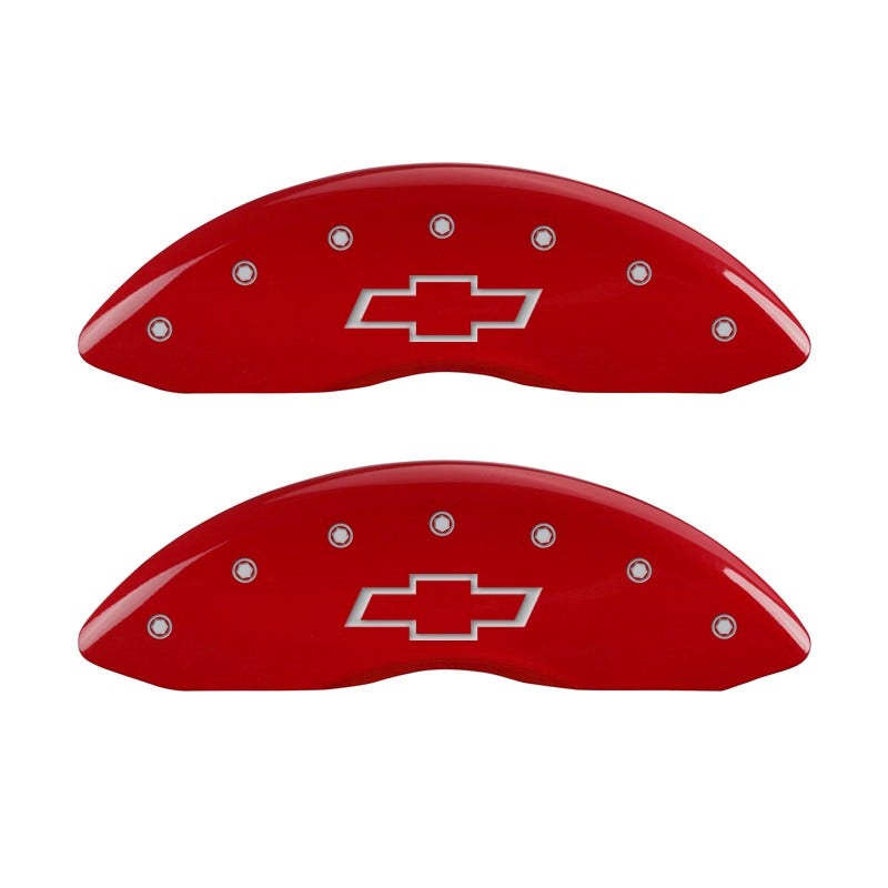 Mgp Caliper Covers 14005Sbowrd Red Brake Covers Fits 2014-2018 Chevrolet