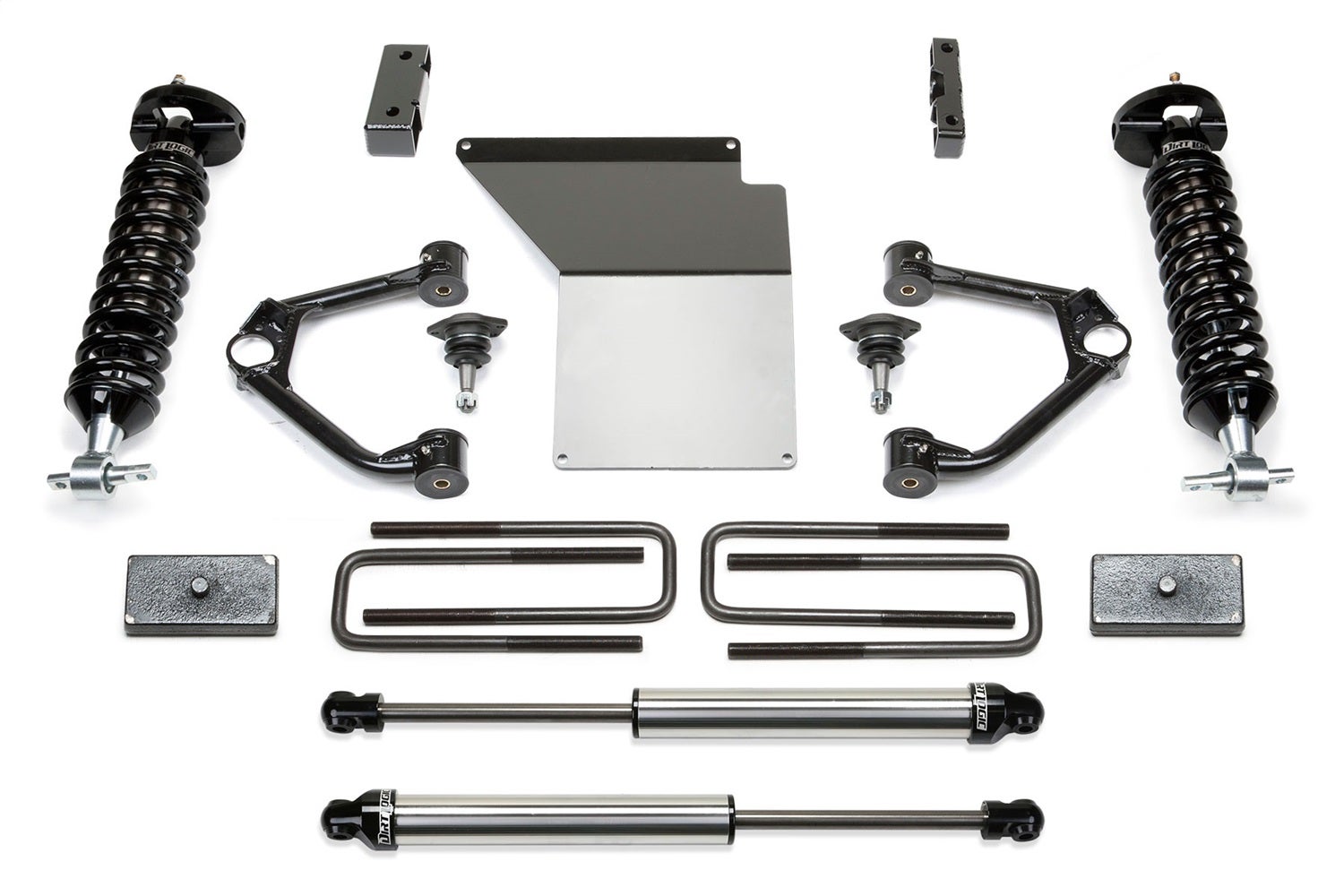Fabtech K1070dl Budget Lift System W/Shock Fits 14-18 Sierra 1500 Silverado 1500