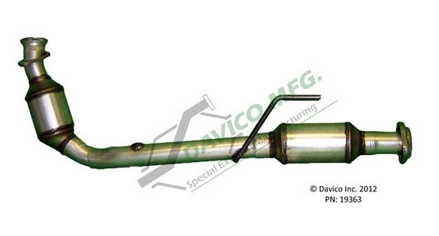 Davico Mfg Catalytic Converter P/N:19363  Catalytic Converter P/N: