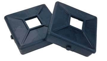 Jr Products 208-A 4" Rubber Bumper Plug With Tabs   Bumper End; Color - Black,