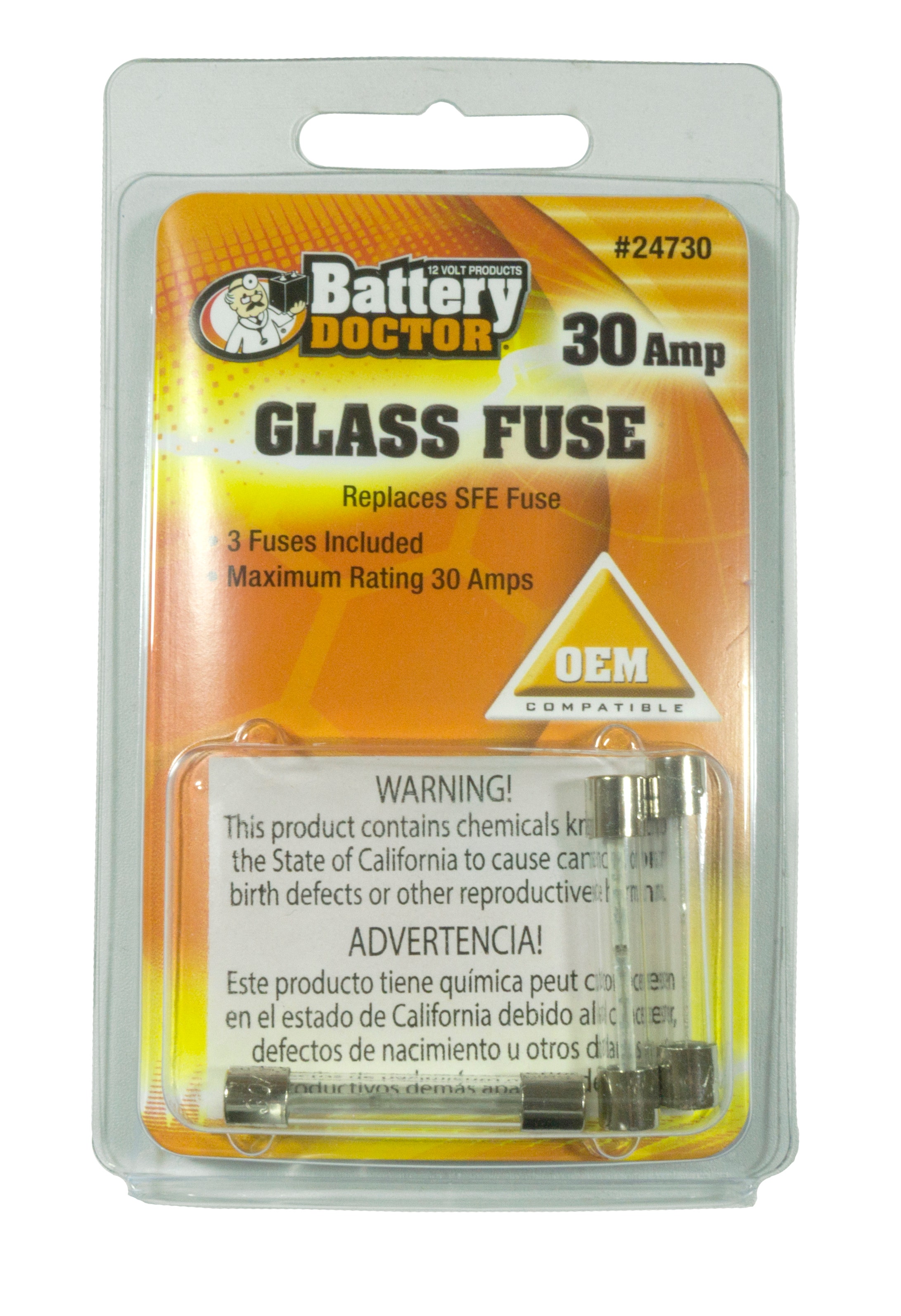 Wirthco 24730 Sfe Glass Fuse, 4 Pack   Sfe Glass Fuse, 4 Pack