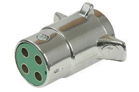 4-Way Connector Plug   Trailer Wiring Connector; Lead Length - No Lead, Vehicle