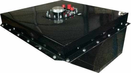 Racer's Choice Rci 1182Fd Wedged Fuel Cell, 18 Gallon, Black   Fuel Cell  Length