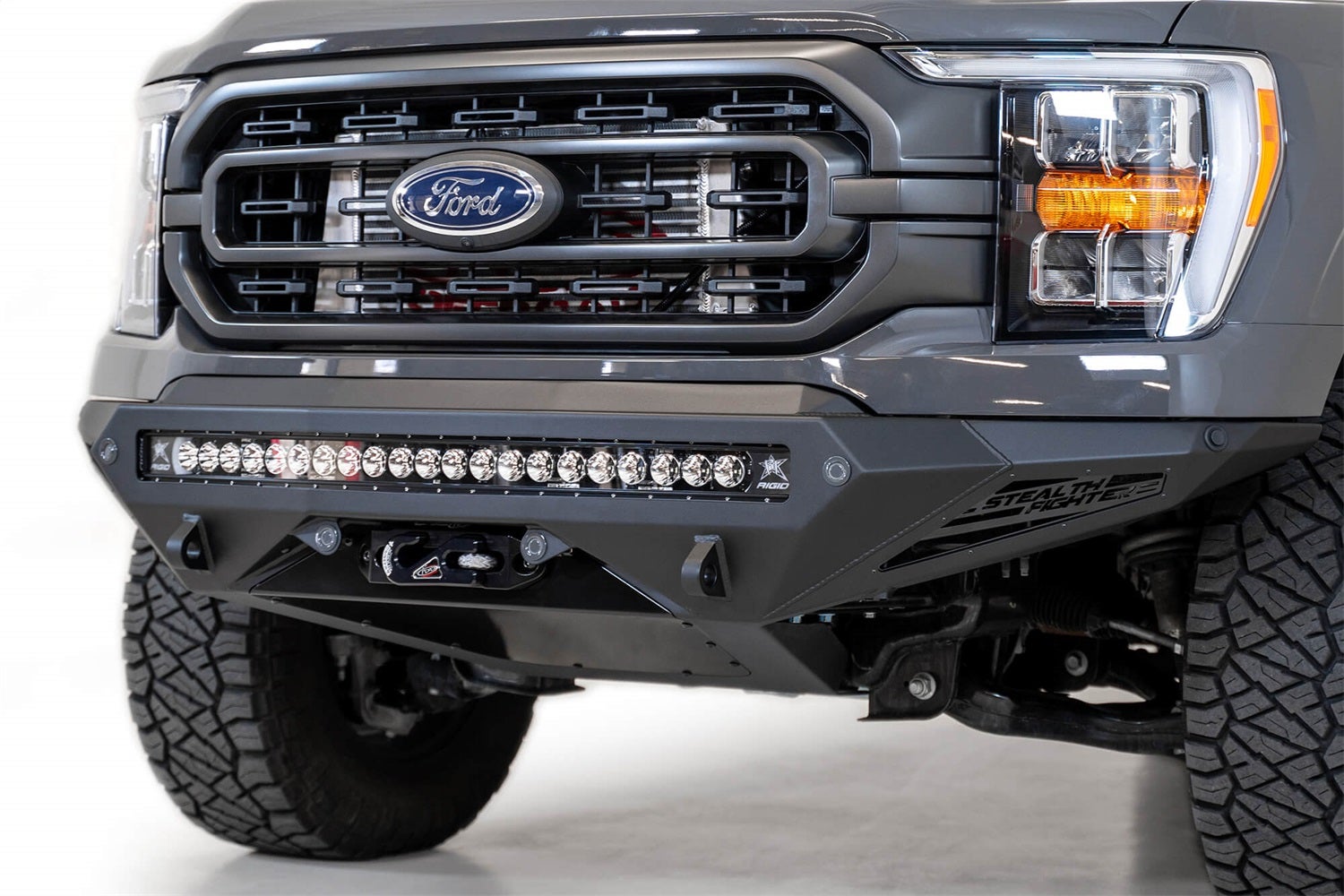 Addictive Desert Designs F191422860103 Stealth Fighter Front Bumper Fits F-150