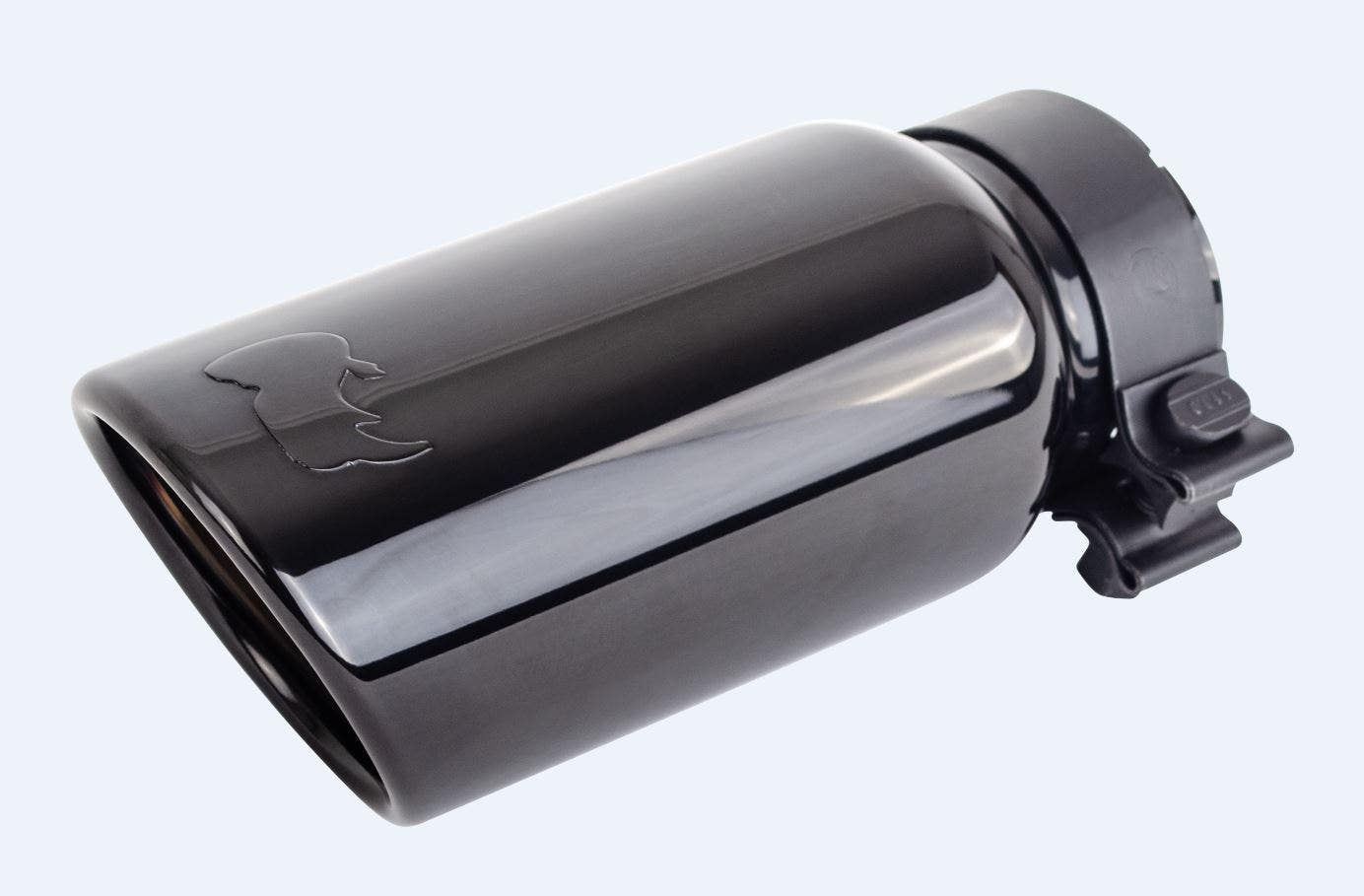 Go Rhino 10" Black Chrome Stainless Steel Exhaust Tip -3" Id, 4" Od  10  Black