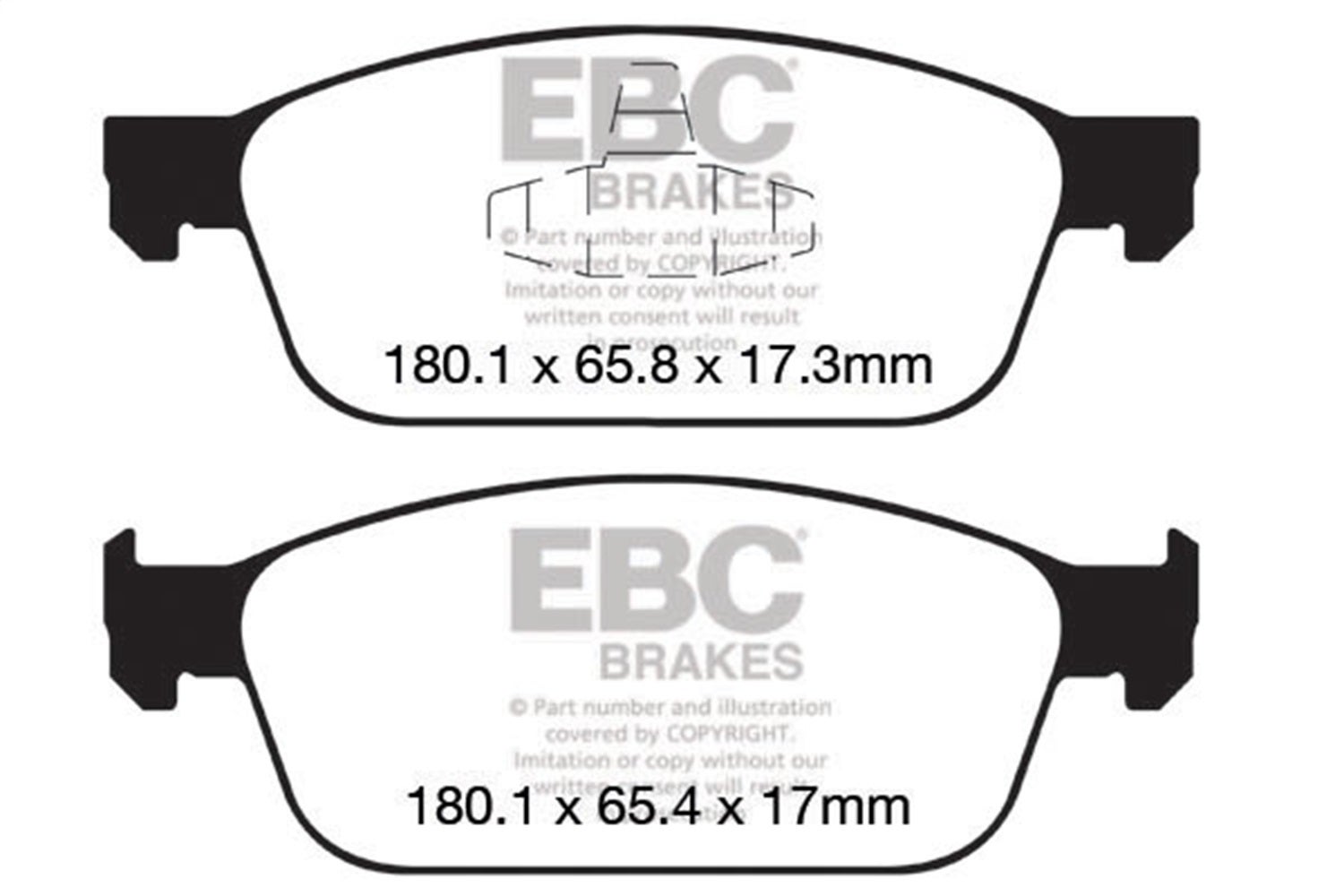 Ebc Brakes Dp22145 Greenstuff 2000 Series Sport Brake Pads   Greenstuff 2000