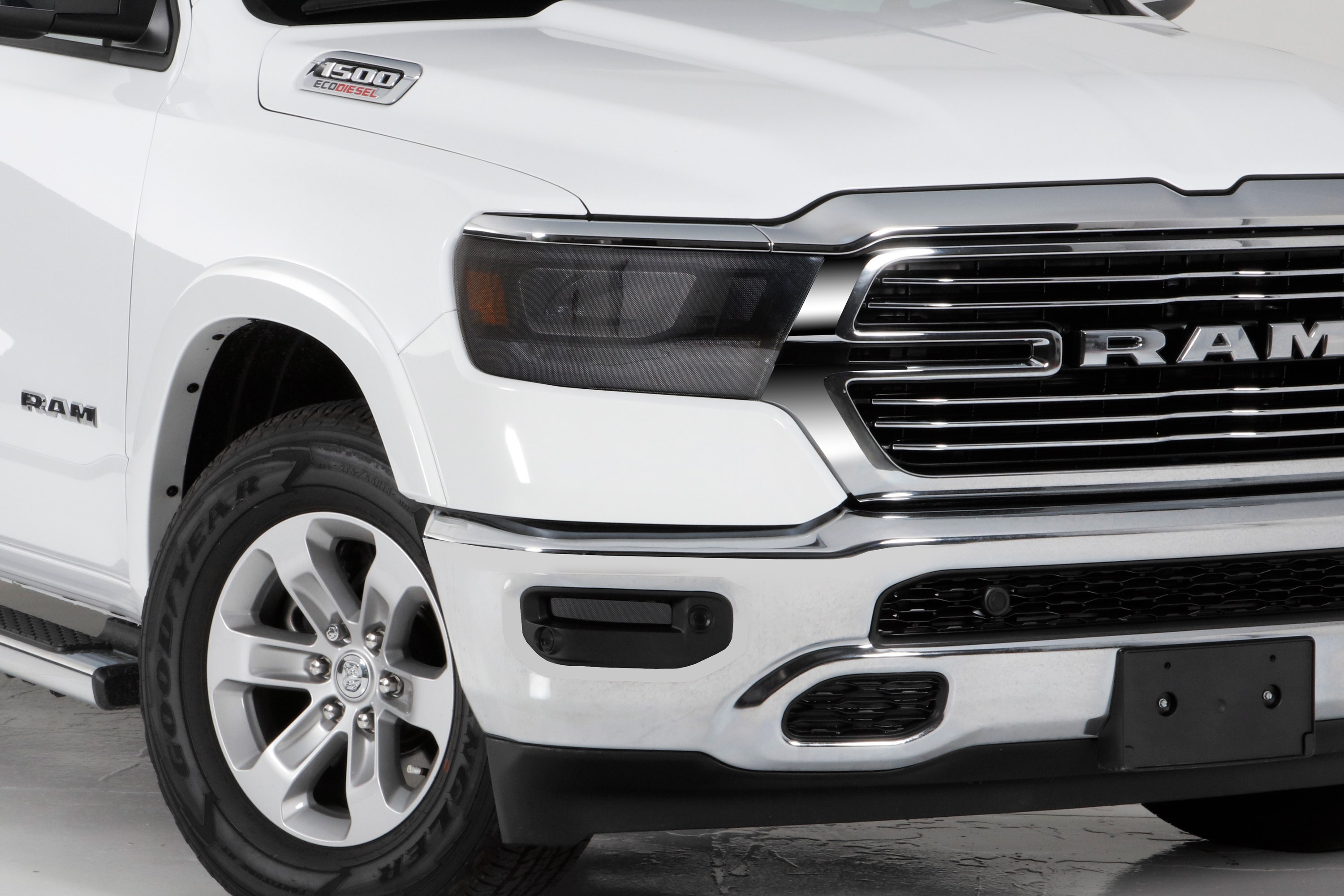 Gt Styling Gt0768x Carbon Fiber Look Headlight Cover 2Pc Fits 2019-2021 Ram 1500