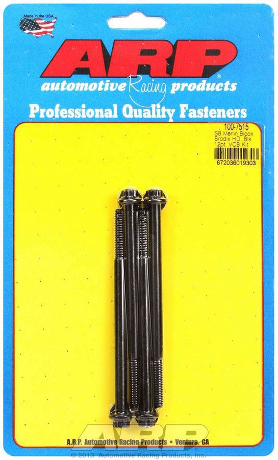 Arp 100-7515 12-Point 1/4"-20 Valve Cover Bolt Kit - 4 Piece Arp  12-Point 1/4