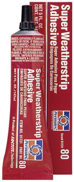 Itw Devcon 81731 Permatex Super Weatherstrip Instant Adhesive, 5 Oz Tube Itw