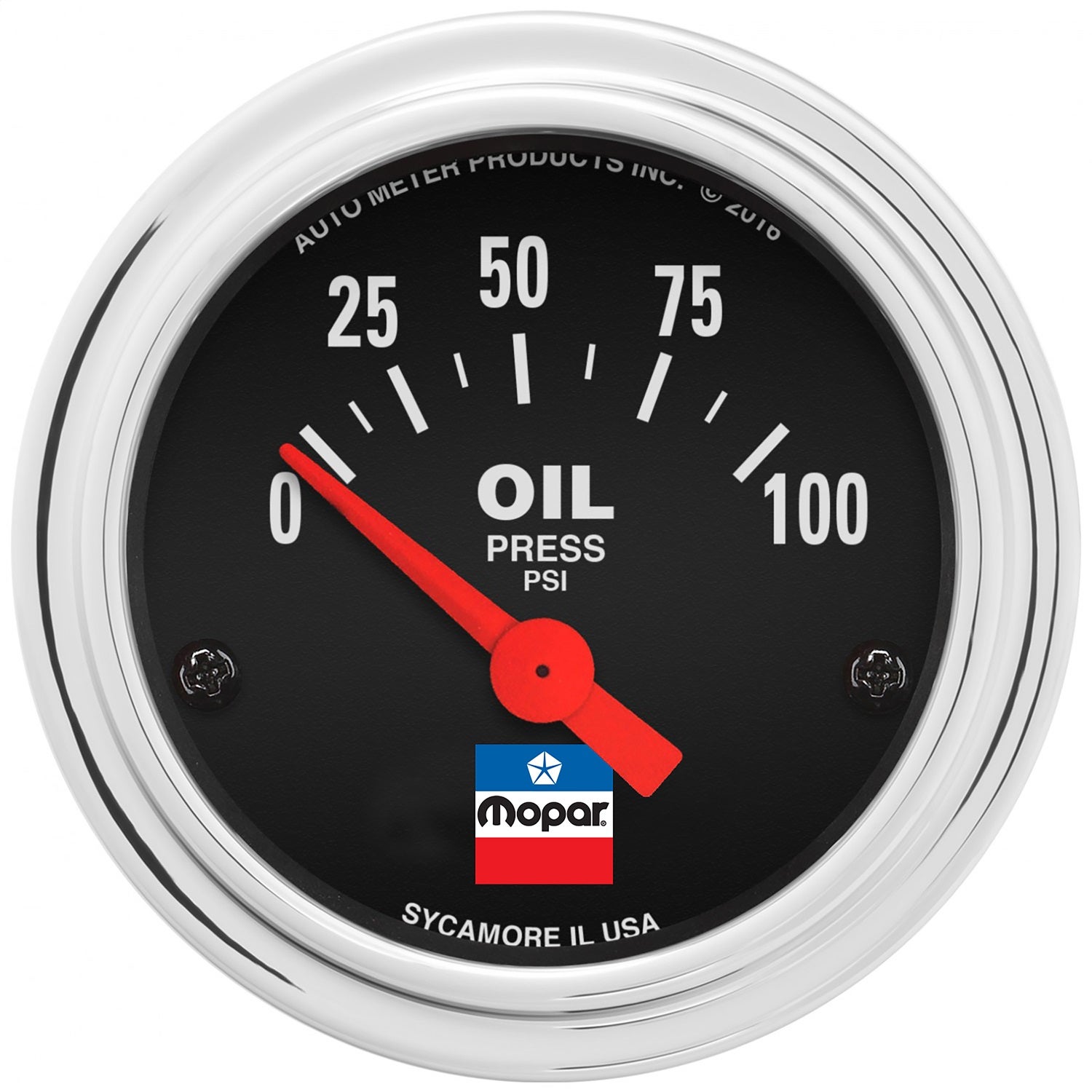 Autometer 880786 Mopar Classic Electric Fuel Oil Pressure   Mopar Classic