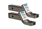 B&W Ball Mount - Fits 2.5" Receiver, 4" Drop, 8" Shank, 16,000 Gtw B&W Ball