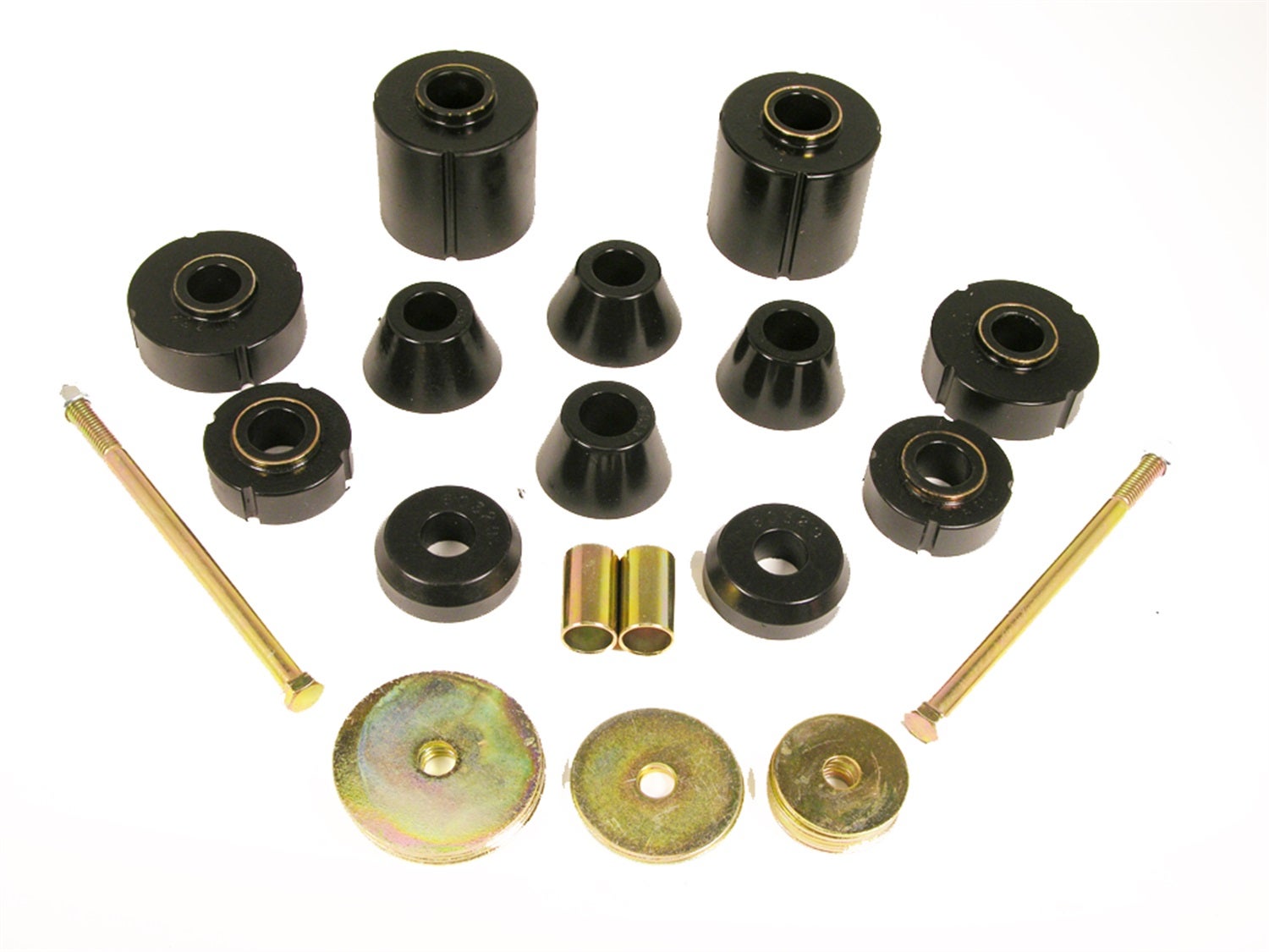 Prothane 7-103-Bl Body And Cab Mount Bushing Kit   Body And Cab Mount Bushing