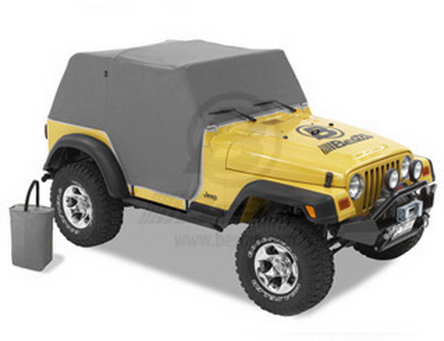 Bestop 8103709 Charcoal/Gray All Weather Trail Cover  All Weather Trail Cover