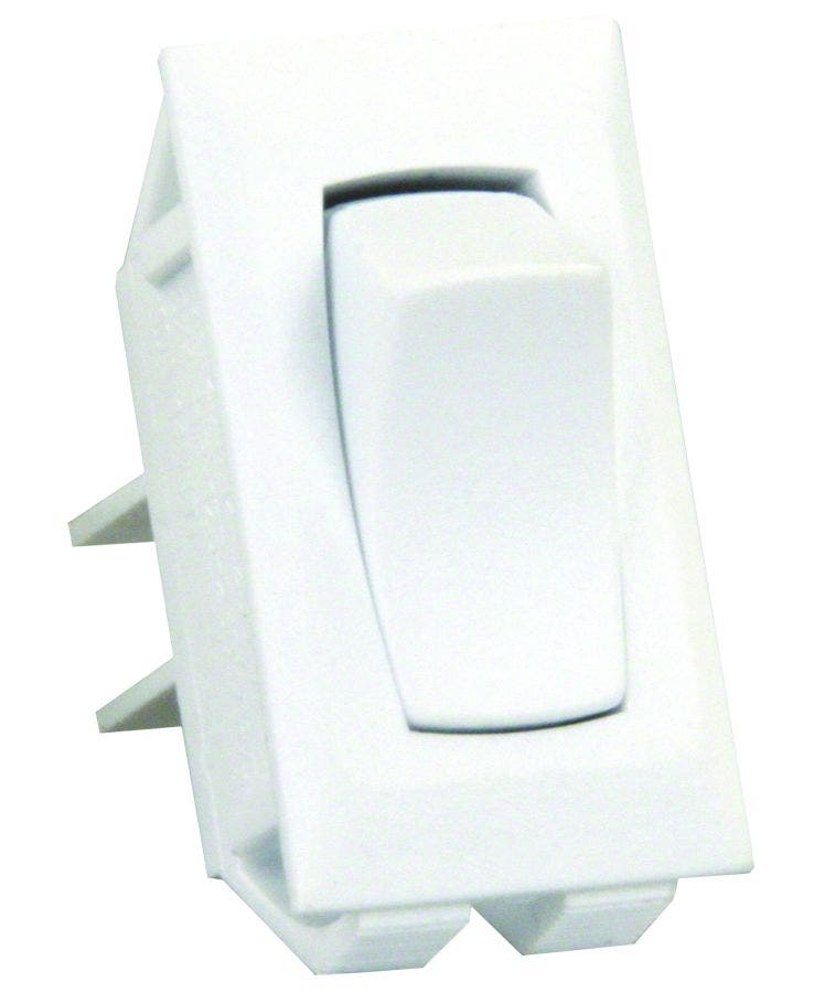 Jr Products 13395 On/Off Switch - White   Multi Purpose Switch; Type - Rocker,