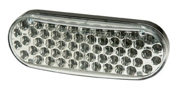 Ecco 3965A Amber Led Flasher Light With Plug   Warning Light  Shape - Oval,