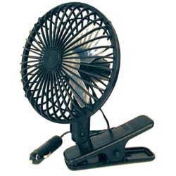 Prime Products 060503 12V Clip-On Fan   Fan; Type - Wall Mount, Head Type -