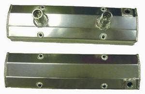Racing Power R6240 Fabricated Circle Track Valve Covers W/Rails Racing Power