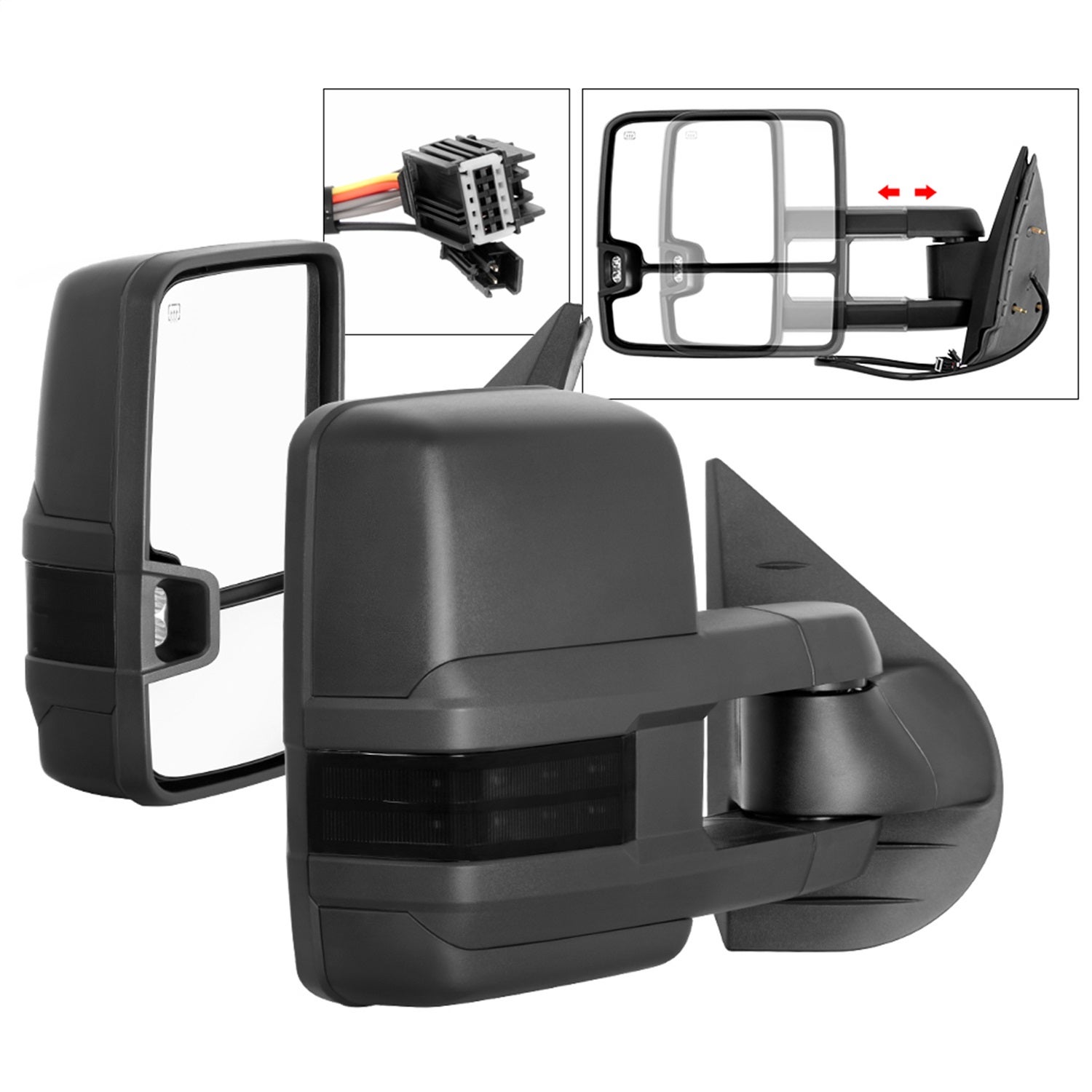 Spyder Auto 9936722 Xtune Door Mirror Set   Xtune Door Mirror Set