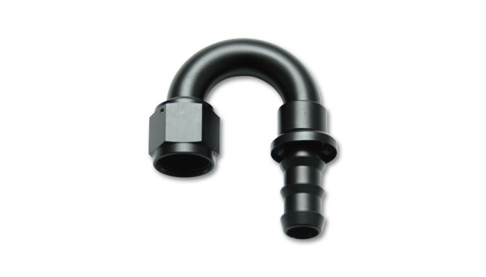 Vibrant Performance 22804 Push-On 180 Degree Hose End Elbow Fitting  22510 Hose