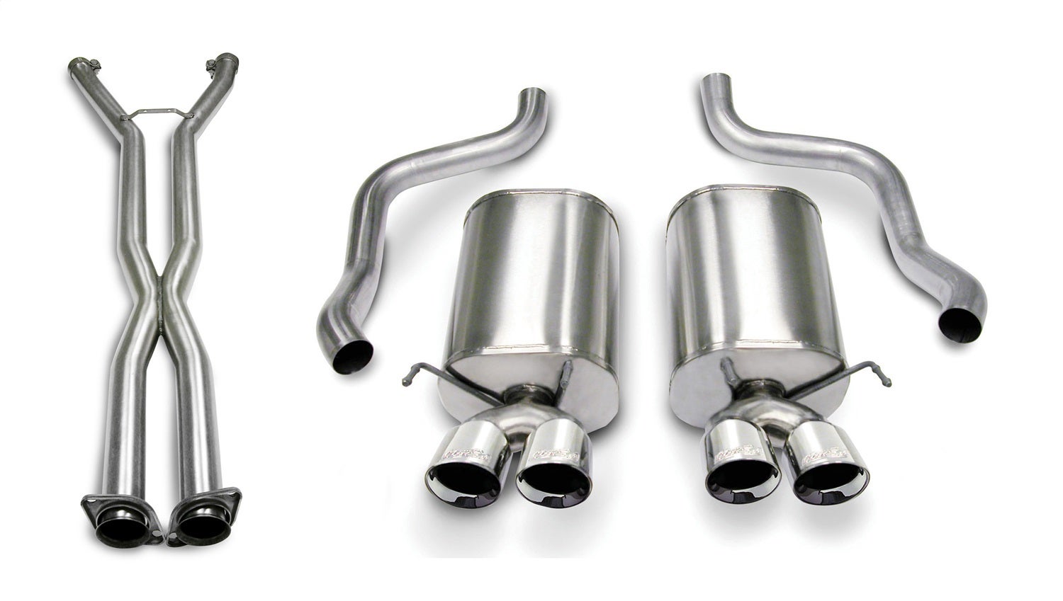Corsa Performance 14169Cb4 Sport Cat-Back Exhaust System Fits 05-08 Corvette