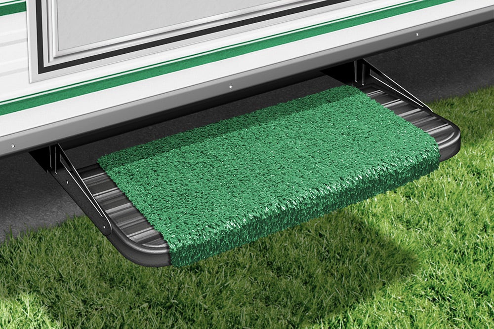 Wrap Step Rug Green Wrap Step Rug Green