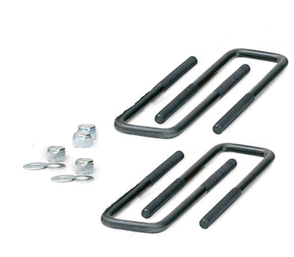 Fabtech Fts742 U-Bolt Kit   Leaf Spring Axle U Bolt Kit  Shape - Semi-Round,