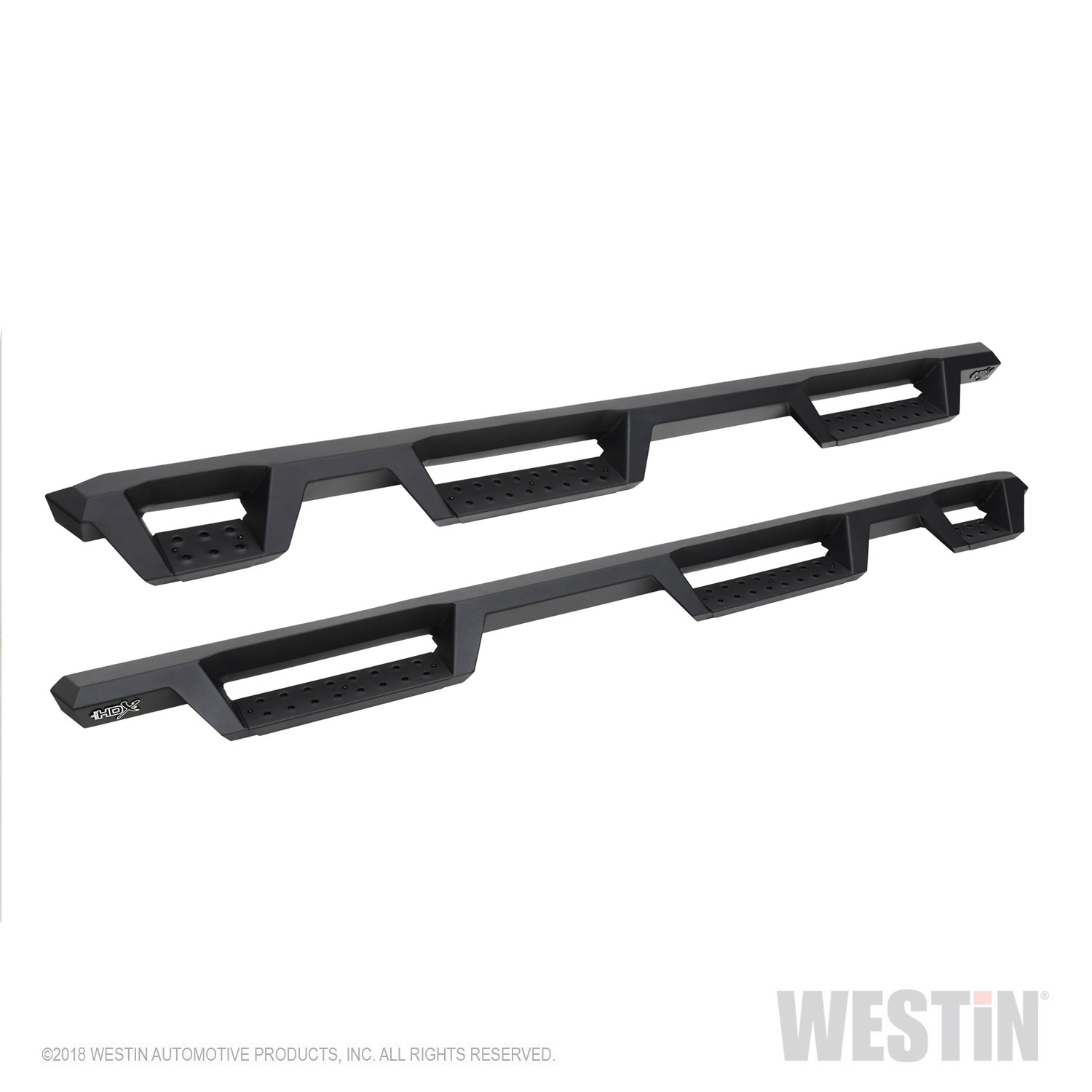 Westin 56-534705 Textured Black Hdx Drop Wheel-To-Wheel Nerf Step Bars 1500 Crew