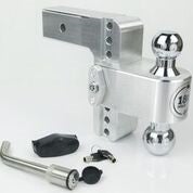 Weigh Safe 180 Hitch Ctb6-2.5 6" Drop Hitch, 2.5" Receiver 18,500 Lbs Gtw -