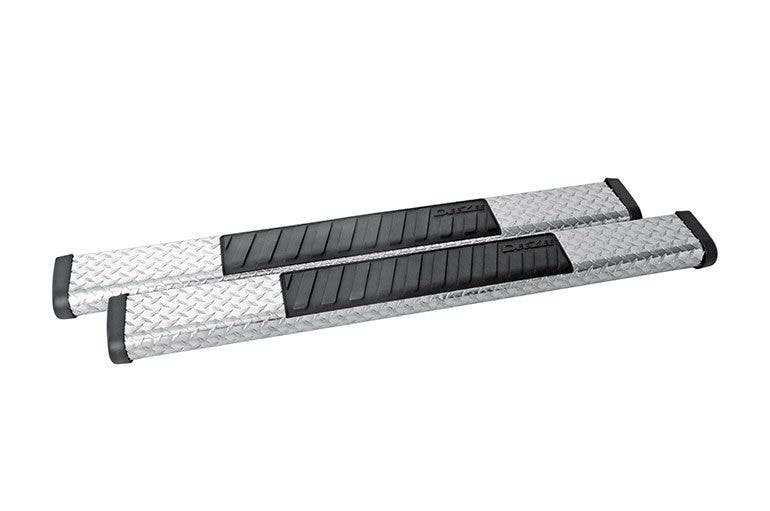 Dee Zee Dz16402 Black-Tread Aluminum Side Step 6 In. Oval Cab Length   Nerf Bar;