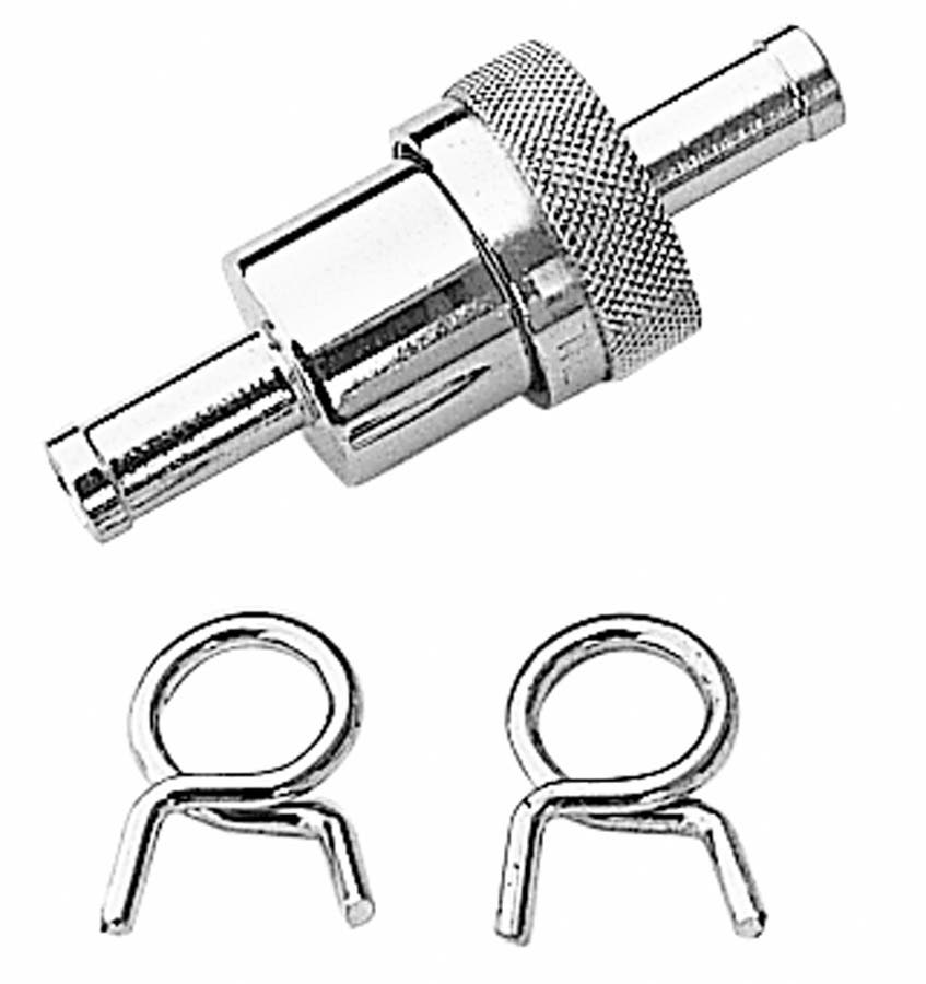 Trans-Dapt 9407 Chrome Fuel Filter Trans-Dapt  Chrome Fuel Filter