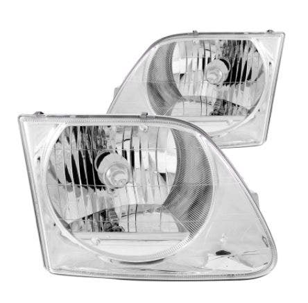 Anzo Usa 111030 Crystal Headlight Set Fits 97-03 Expedition F-150 Anzo
