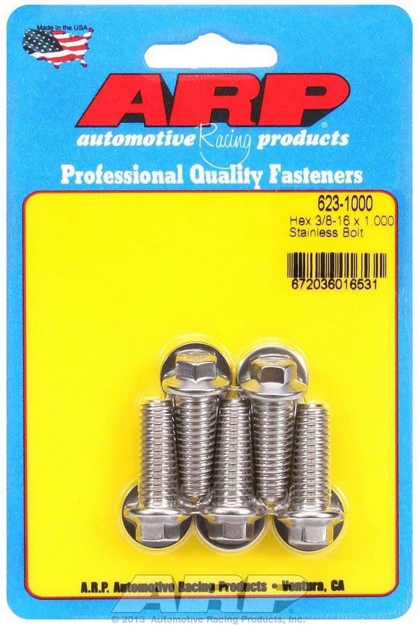 S/S Bolt Kit - 6Pt. (5) 3/8-16 X 1.000 S/S Bolt Kit - 6Pt. (5) 3/8-16 X 1.000