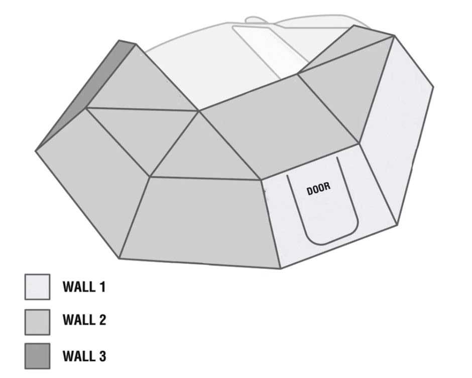 Nomadic Awning 270 - Side Wall 3 - Nomadic Awning 270 - Side Wall 3 -