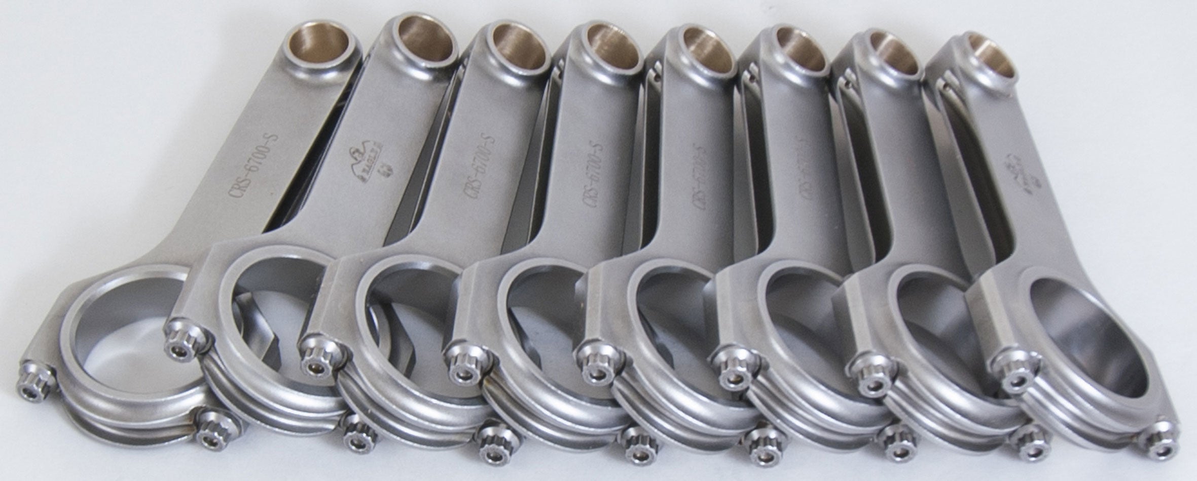 Bbc 4340 Forged H-Beam Rods- 6.700In W/Arp 2000 Bbc 4340 Forged H-Beam Rods-