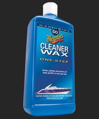Meguiar's M5032 Marine/Rv One Step Cleaner Wax, 32 Fl Oz Meguiar S  Marine/Rv