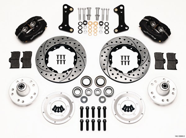 Wilwood 140-10996-D Dynalite Pro Series Front Hub Kit 1967-72 Camaro/Nova