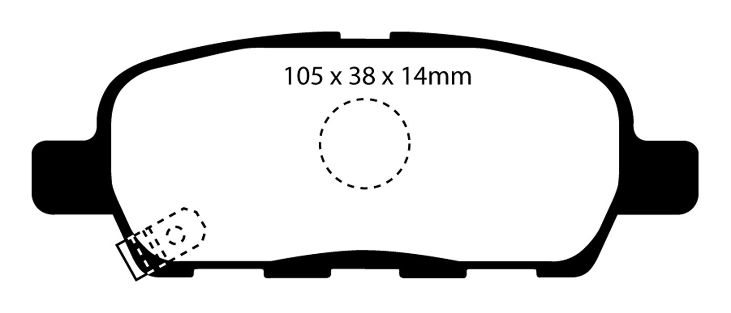 Ebc Brakes Ud1288 Ultimax  Brake Pads   Ultimax  Brake Pads
