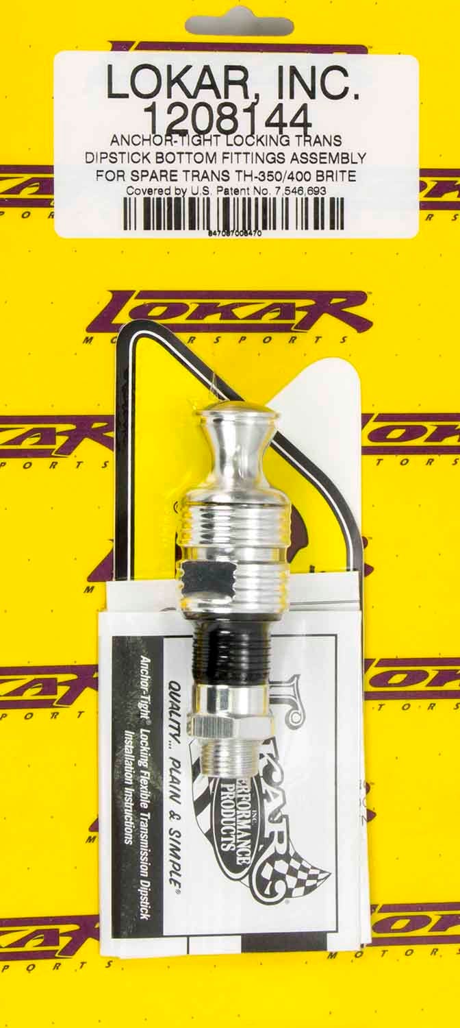 Lokar 1208144 Anchor-Tight Bottom Fitting Transmission Dipstick Assembly With
