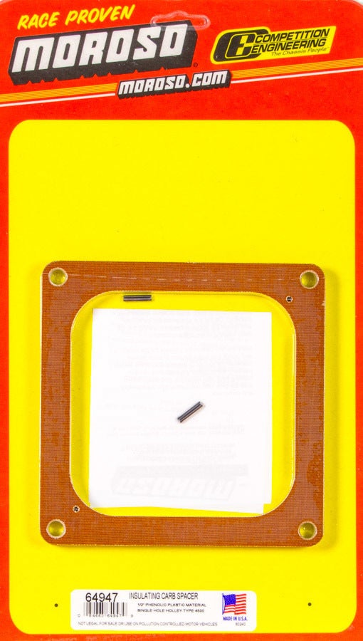 1/2 Carb Spcr 4500 Phenlc  Performance  Carburetor Spacer; Compatibility -