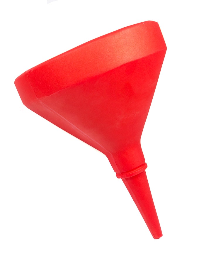 Sunoco Race Jugs R6200rd D Shaped Funnel Red  Race Jugs  D Shaped Funnel Red