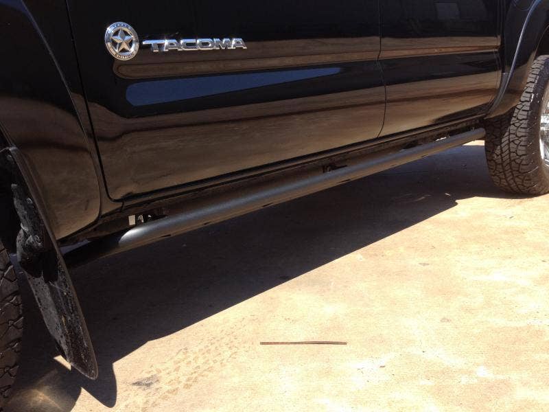 N-Fab T154rkrcc Rkr Rock Rails Cab Length Fits 16-23 Tacoma  T1430or-Tx Light