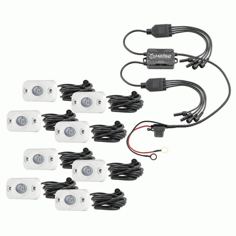 Heise - Marine Rgb Accent Lights 8 Pack Kit (He-8Mlrgbk) Heise - Marine Rgb