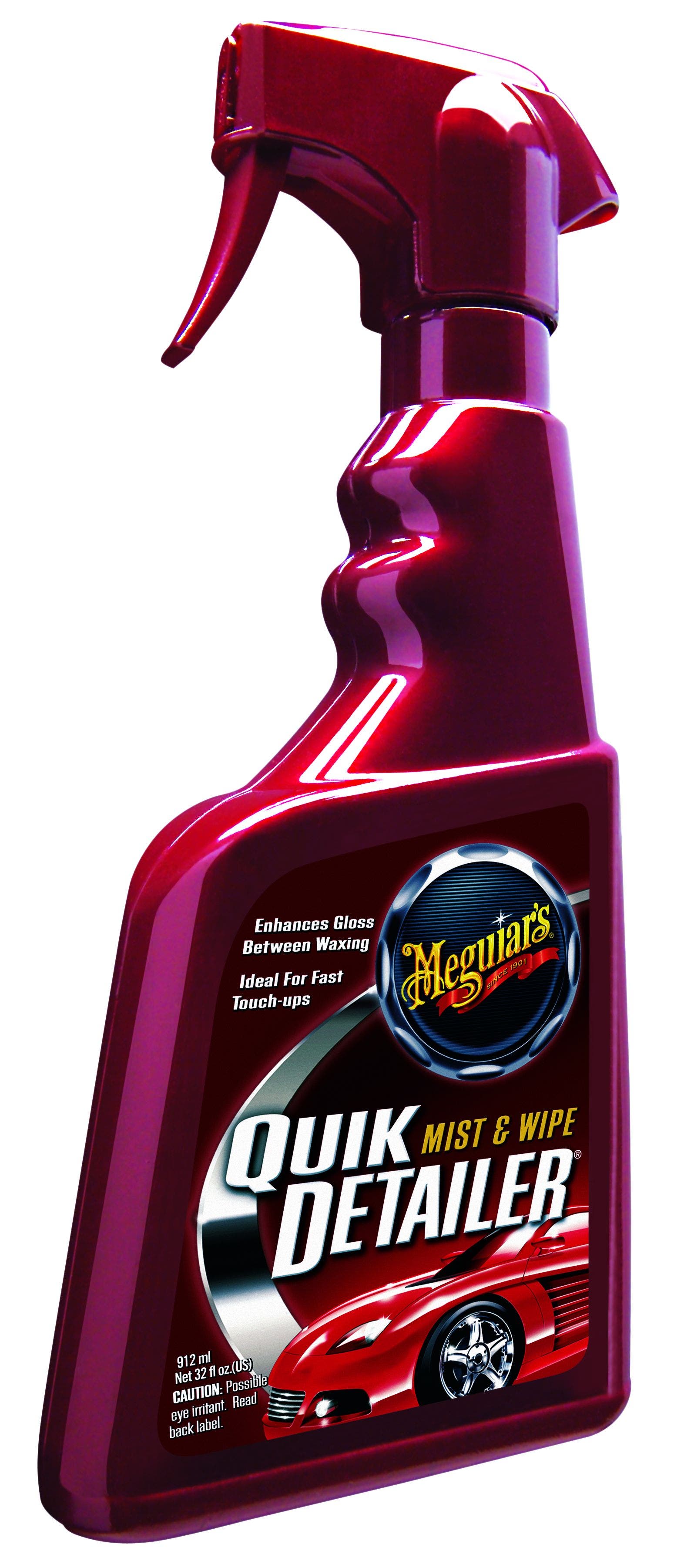 Meguiar's A3332 Quik Detailer Mist & Wipe - 32 Oz. With 3 Amazon Basics Thick